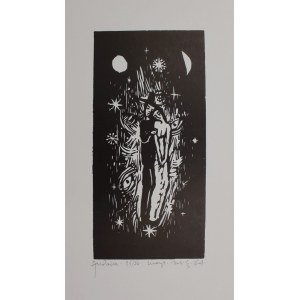 Jerzy Duda-Gracz, Lovers I from the series Judaica(1964, later print)