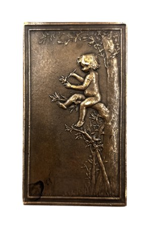 Daniel Jean-Baptiste Dupuis, Plakieta secesyjna dwustronna "Le Nid"(k.XIX w.)