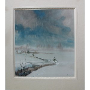 George René Groszang, La rivière noire en hiver