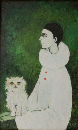 Krystyna Liberska, Pierrot z kotem, 1986