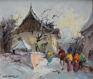 Stanisław Jan Łazorek, Widok z Kazimierza, 1988