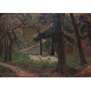 Ludvik Misky, Shepherdess of the Goats [Motif from the Iron Water, Stryisky Park in Lviv].