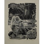 Stefan Mrożewski, Ilustracja do „Boskiej komedii" Dantego. Czyściec. Pieśń I, 1941