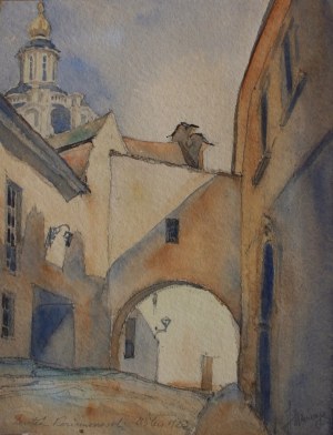 Adam Mściwujewski, Wilno - Zaułek Kazimierzowski, 1923