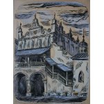 Stanislaw Raczynski, Krakow-Wawel-Kurza Stopka, Wawel Courtyard, Cloth Hall