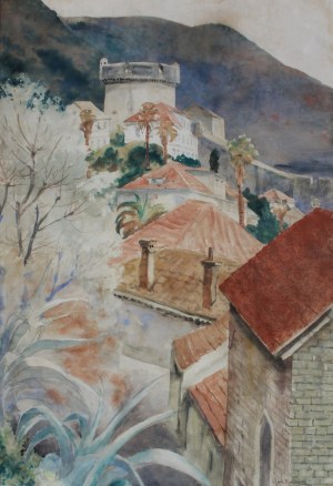 Jan Rubczak, Widok miasteczka w Katalonii Francuskiej