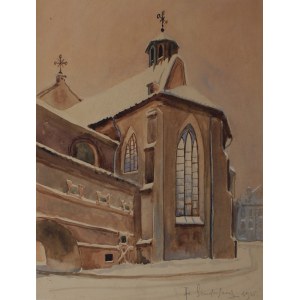 Francis Sunderland(1st half of 20th century), City view in winter, 1925