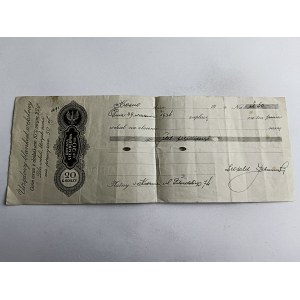 CAMBIALE WESKEL KROSNO 1934, FRANCOBOLLO STANISŁAW FEDERKIEWICZ, NEGOZIO DI RADICI