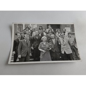 PHOTO MIECHOWICE BYTOM MINE, GROUP OF PEOPLE, 1976, STAMP