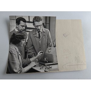 PHOTO PRL KRAŚNIK METAL PRODUCTS FACTORY, PYTKA, LENDZION, 1965