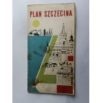 SZCZECIN, PLAN OF SZCZECIN, PAŃSTWOWE PRZEDSIEBIORSTWO WYDAWNICTW KARTOGRAFICZNYCH WARSAW 1969