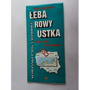 ŁEBA ROWY USTKA MAPA TURSYTYCZNA, SŁOWIŃSKI PARK NARODOWY