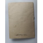 INSTRUCTION MANUAL ELECTRIC HOUSEHOLD WASHING MACHINE KIELCE METAL PRODUCTS PLANTS 1959