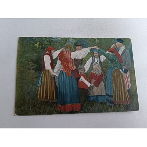 POLISH TYPES, FOLK COSTUMES 1917