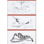 Erna Rosenstein (1913 Lviv - 2004 Warsaw), "New Year". - set of 3 works, 1999