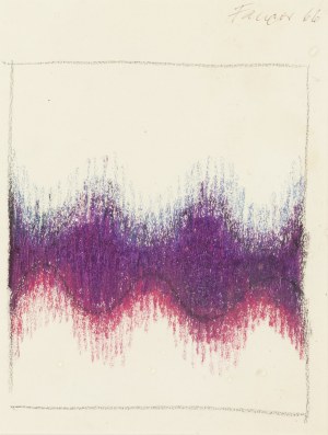 Wojciech Fangor (1922 Warszawa - 2015 Warszawa), Bez tytułu, 1966