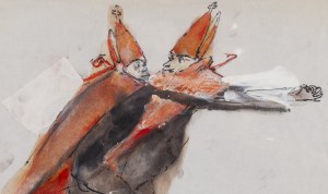 Tadeusz Kantor (1915 Wielopole Skrzyńskie - 1990 Kraków), Szkic do sztuki 
