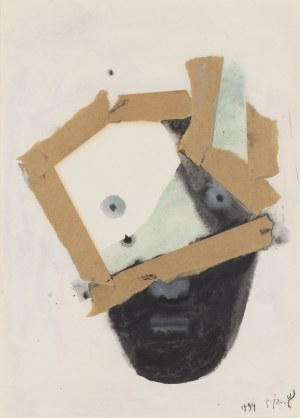 Stasys Eidrigevicius (ur. 1949, Mediniszki na Litwie), Bez tytułu, 1994