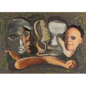 Józef Szajna (1922 Rzeszów - 2008 Warszawa), Portret zbiorowy, 1994