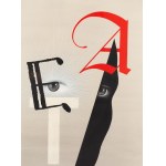 Wieslaw Rosocha (b. 1945, Sokolow Podlaski), Design for the poster Hommage à Hoffmann, 2005.