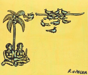 Roman Opałka (1931 Abbeville, Francja - 2011 Rzym), Ilustracja z cyklu 