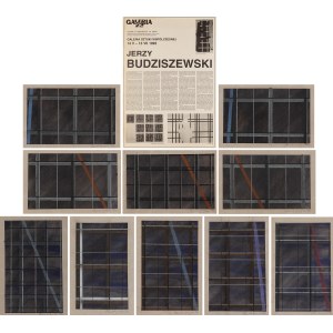 Joshua (Jerzy) Budziszewski Benor (1950 - 2006 Paris), Satz von 10 Werken und Poster, 1994