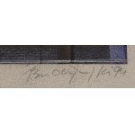 Joshua (Jerzy) Budziszewski Benor (1950 - 2006 Paris), Satz von 10 Werken und Poster, 1994