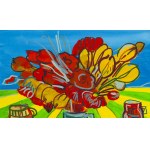 Edward Dwurnik (1943 Radzymin - 2018 Varsavia), Maiale su un tavolo, 2002