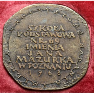 Stasinski, Medal Jan Mazurek 1968 - Primary School Poznań