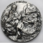 Stasinski, Medal Battle of Legnica - SILVER - Jadwiga and Henry II 1986