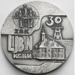 Stasinski, Lubin SILVER mine construction plant medal 1990