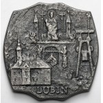 Stasinski, Lubin SILVER mine construction plant medal 1990