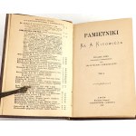 KITOWICZ - MEMOIRS OF FR. KITOWICZ. Vol. 1-3 [complete in 2 vols.] Lviv 1882