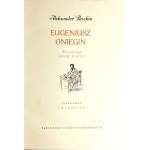 PUSZKIN - EUGENIUSZ ONIEGIN 1954 ilustr. Szancer