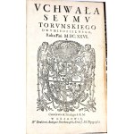[PRELUDIUM WOJNY ZE SZWECJĄ] UCHWAŁA SEYMU TORUNSKIEGO 1626