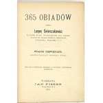 ĆWIERCZAKIEWICZ- 365 OBIADÓW 1901