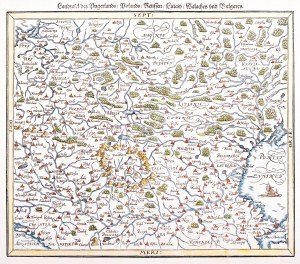Sebastian Münster, Landtafel des Ungerlands/Polands/Reussen/Littaw/Walachey und Bulgarey