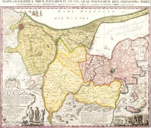 Johann Friedrich Endersch, Mappa geographica trium insularum in Prussia…