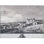 Bernardo Bellotto, Vue de la forteresse de Sonnenstein du côté du chemin…