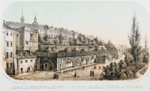 Alfons Matuszkiewicz, J. Cegliński, Zamek od strony tarasu/Vue du Chateau prise du coté de la terrasse