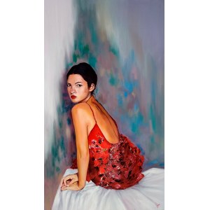 Paulina Szabra, Red Dress