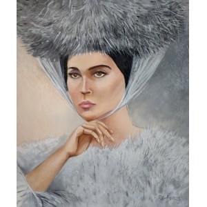 Renata Kulig- Radziszewska, Ragazza con pelliccia, 2022.