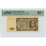 10 gold 1948, AW series, PMG 67 EPQ, 2nd max note