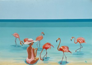 Tatiana Grecka, Flamingi, 2024