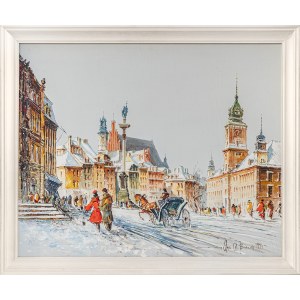 Stanisław Witold Bienias, Warszawa Zamek Królewski zimą, 1994