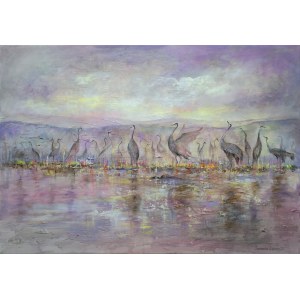 Anna Sandecka-Ląkocy, Crane Dawn, 2025