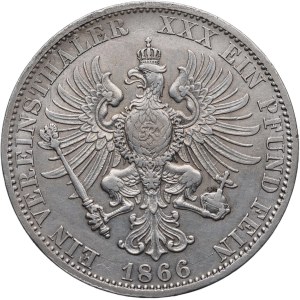 Niemcy, Prusy, Wilhelm II, talar 1866 A, Berlin