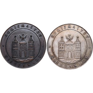 Medale, Numizmatycy Cieszyńscy 3 maja 1945-1970 (2szt.)