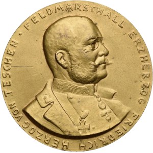 Medal Cieszyn, FRIEDRICH, Feldmarschall, Erzherzog, Herzog, Cieszyn 1914