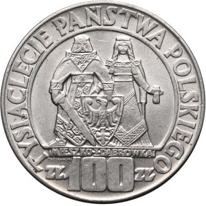 PRL, 100 złotych 1966, Mieszko i Dąbrówka